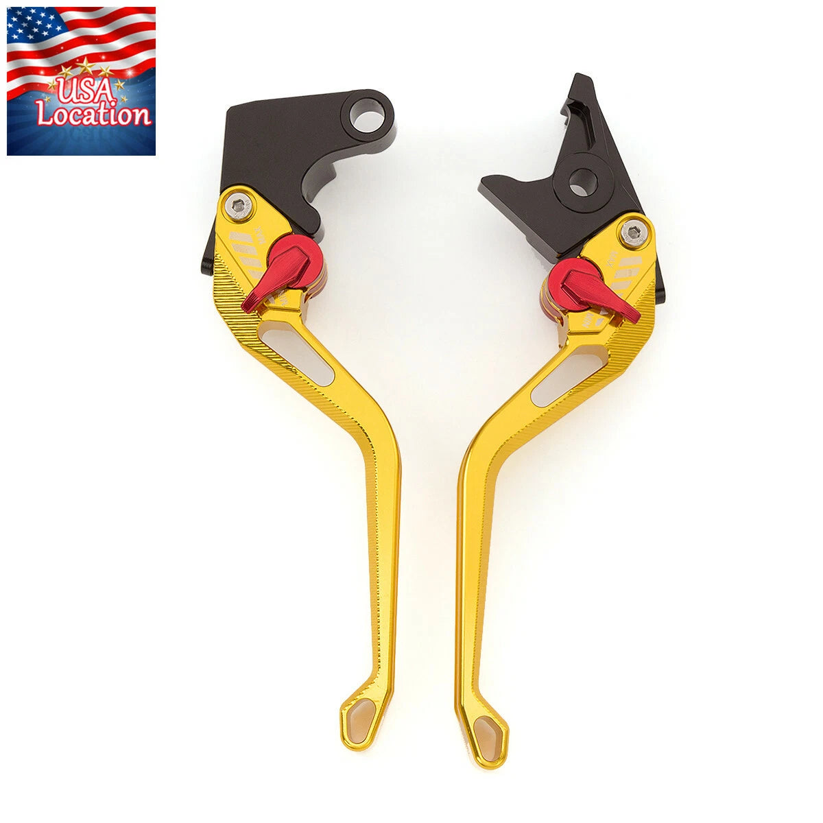 For Kawasaki ninja 500 Z500 2024-2025 CNC Brake Clutch Levers 3D Handle Gold USA