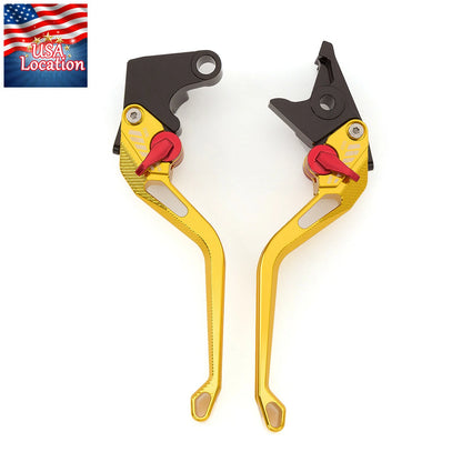 For Kawasaki ninja 500 Z500 2024-2025 CNC Brake Clutch Levers 3D Handle Gold USA