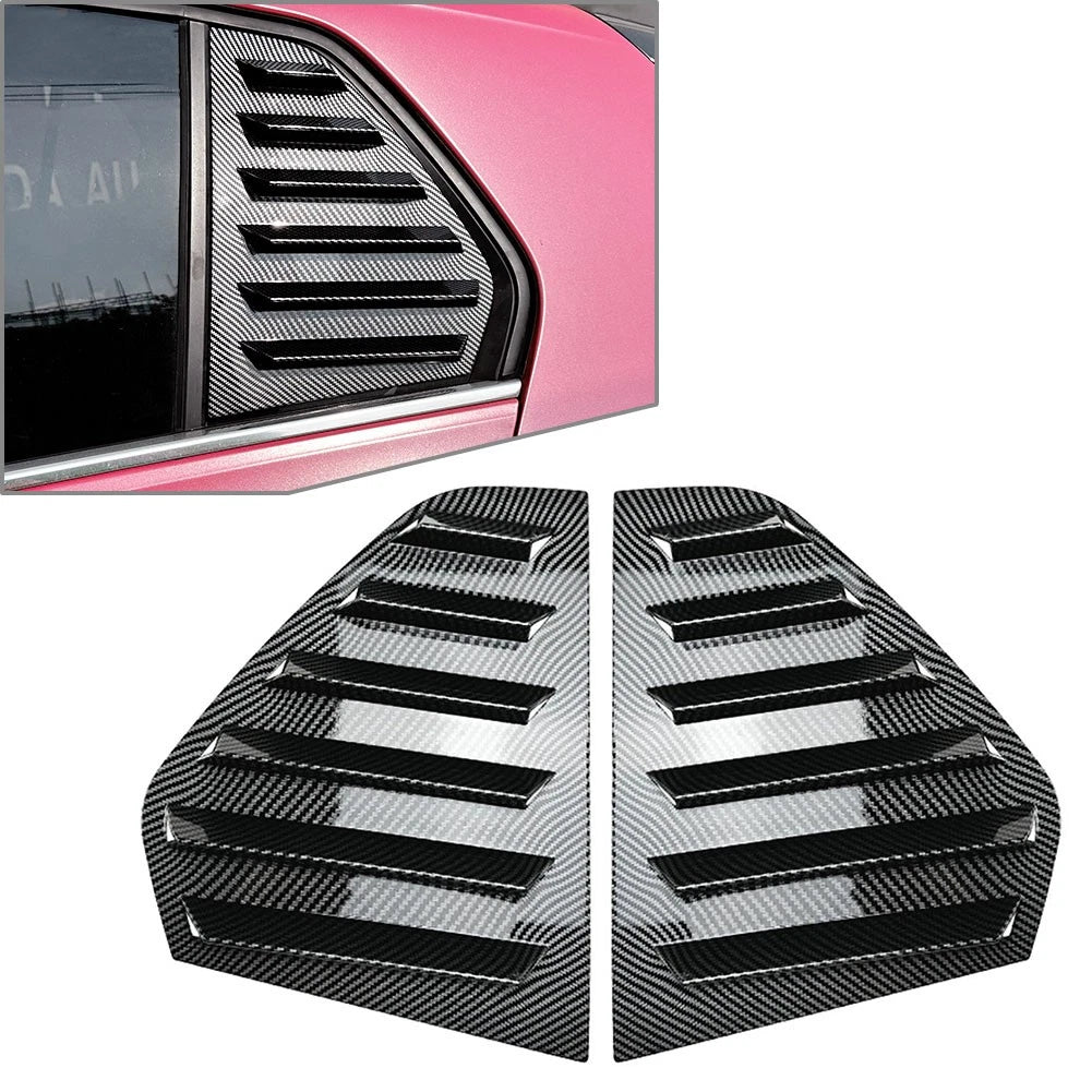 Rear Window Side Vent Shutter Louver Cover Trim For VW Golf 8 MK8 2020-2022 2021