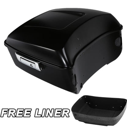 Matt Black King Trunk Fit For Harley Touring Electra Road Glide King 2014-25 23