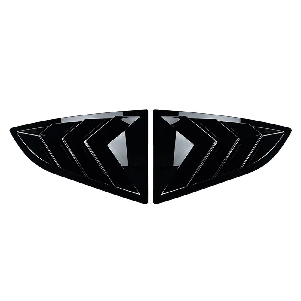 Glossy Black Rear Shutter Window Louver Cover For Subaru BRZ 2022-2024