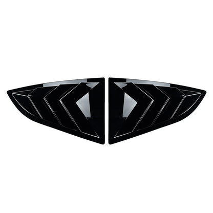 Glossy Black Rear Shutter Window Louver Cover For Subaru BRZ 2022-2024