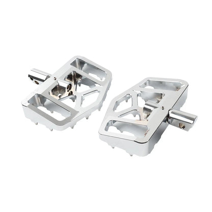Chrome Rear FootPeg Passenger Pedal For Harley FXBB FXLR FXLRS FXLRST FXST FLSB