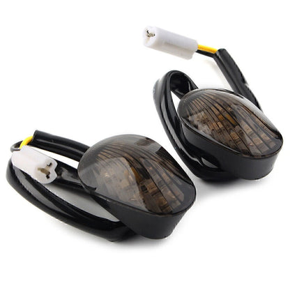 Smoke Flush Mount Amber Turn Signals Fit Yamaha YZF R1/R6/R6S Flash LED US