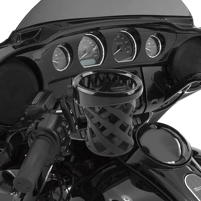 Moto Handlebar Cup Holder W/ Mesh Basket Longer For Goldwing GL1800 2001-2021