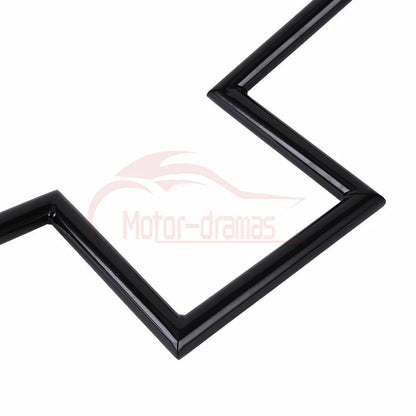 8" Rise Drag Ape Hanger Z Bars 1" Handlebars For Harley Sportster XL Chopper FX