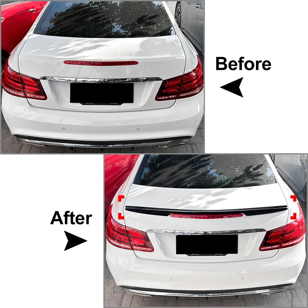 Rear Trunk Spoiler Wing For Mercedes Benz E-Class W207 C207 Coupe 2009-16 Glossy