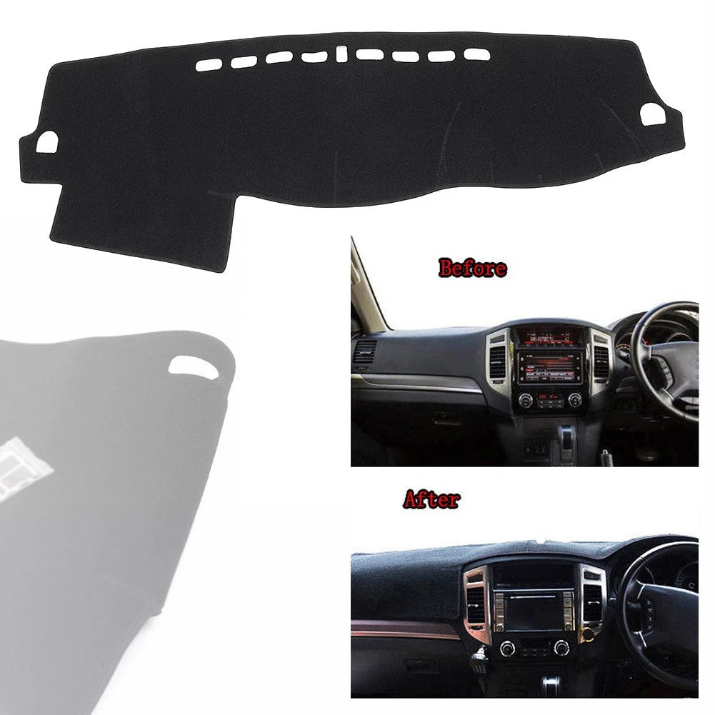 1pc Inner Dashboard Dash Mat Sun Cover For Mitsubishi Pajero 2007-2017 Polyester