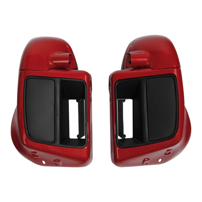 Lower Vented Fairings Fit For Harley Davidson Touring Glide 2014-2024 Wicked Red