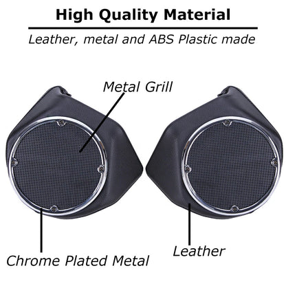 6.5'' Rear Speakers Pods For Harley King Tour Pak Touring Street Glide 2014-2023