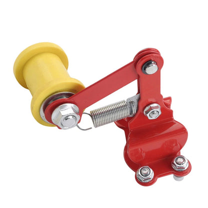 Universal Bolt On Chain Tensioner & Roller Adjuster Motorcycle ATV Dirt Bike Red