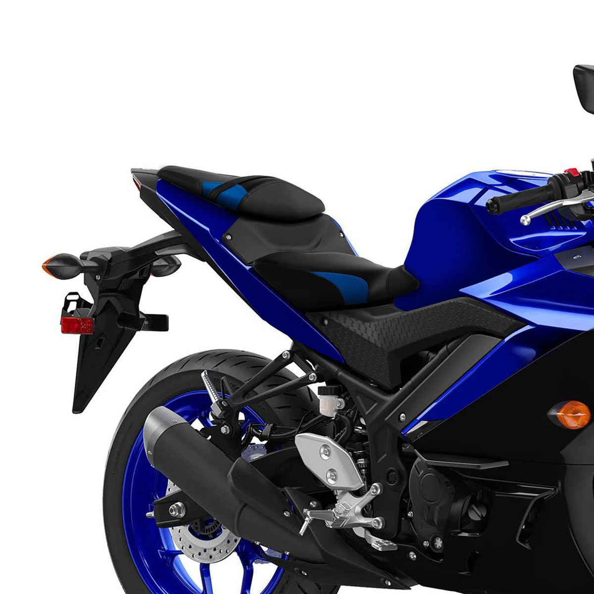 Driver Passenger Seats Fit For Yamaha YZF R3 YZFR3 2015-2024 2022 21 Black Blue