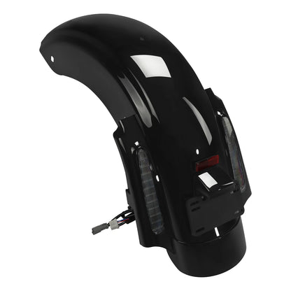 Extended Saddlebags 6X9" Speaker Lid Rear Fender Fit For Harley Road Glide 09-13