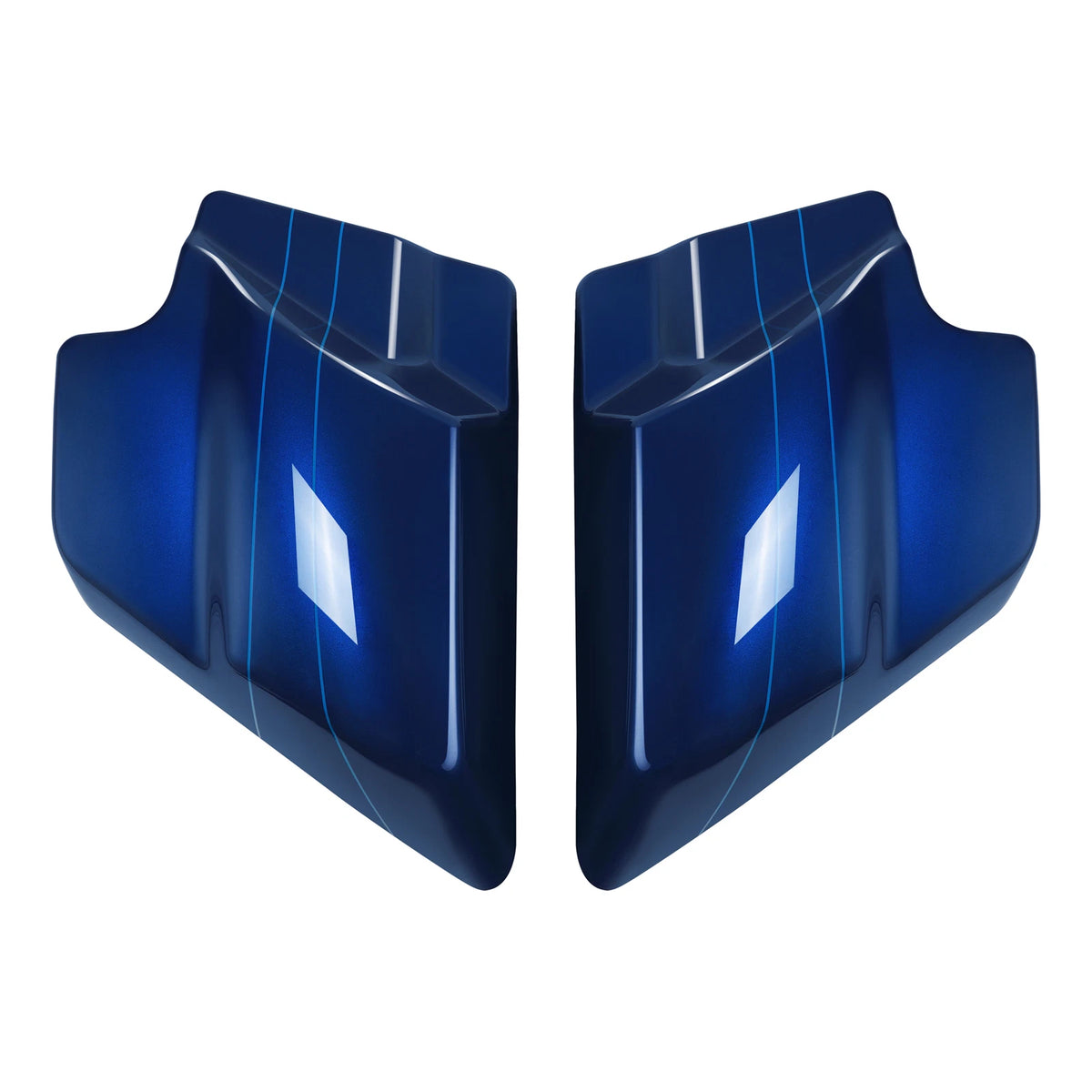 Battery Side Covers Fit For Harley Street Road Glide King 2009-23 Superior Blue