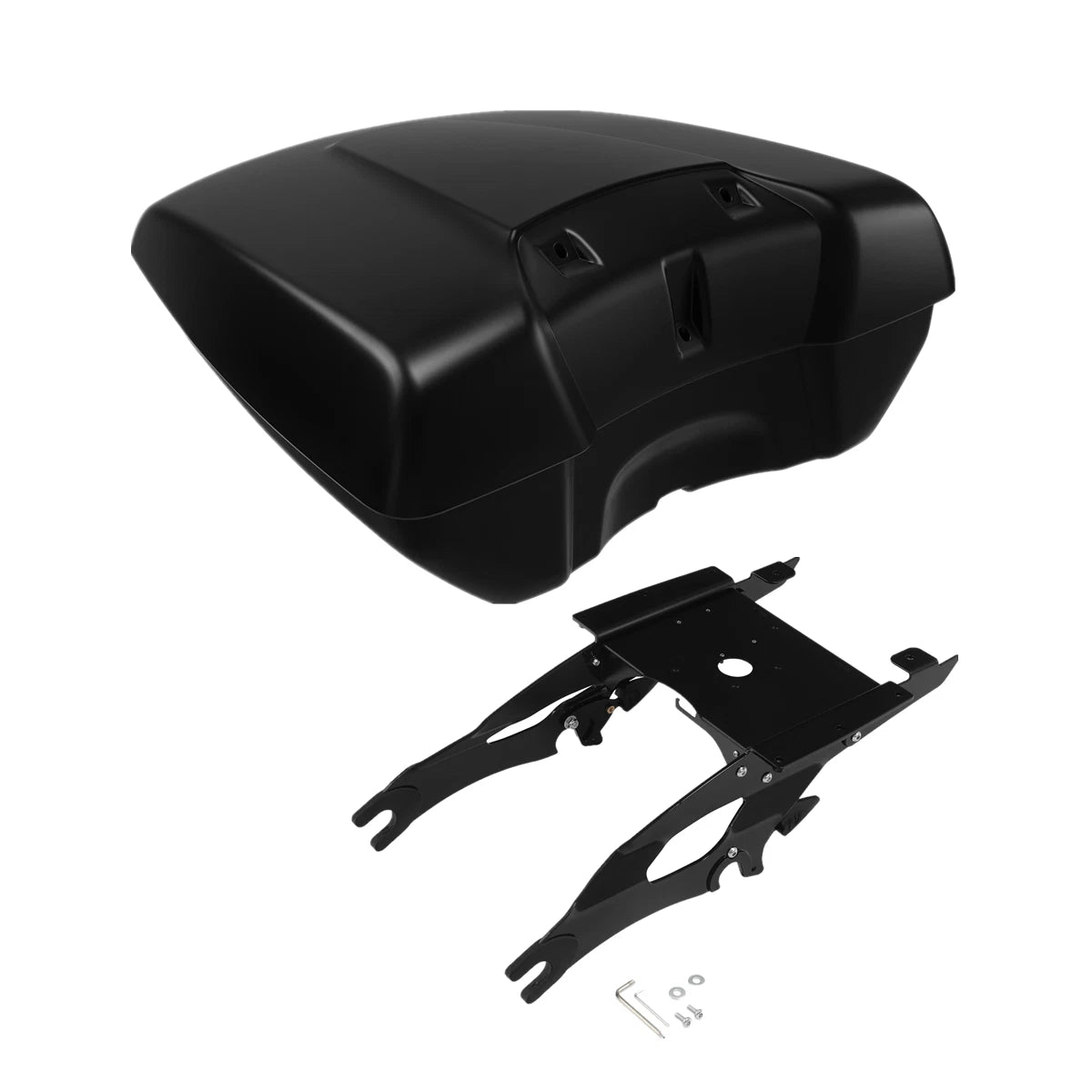 Matt Low Profile Trunk & Mount Rack Fit For Indian Pursuit Dark Horse 22-25