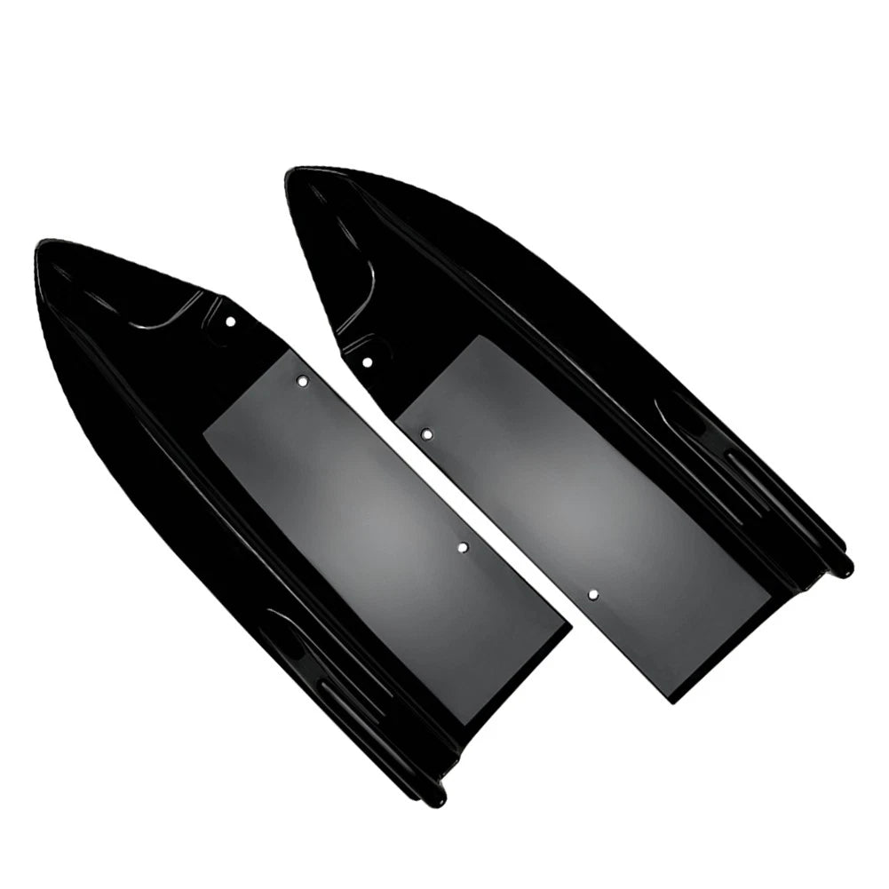 Glossy Black Rear Lip Wrap Angle Corner Spoiler For BMW X5 G05 M Sport 2019-2023
