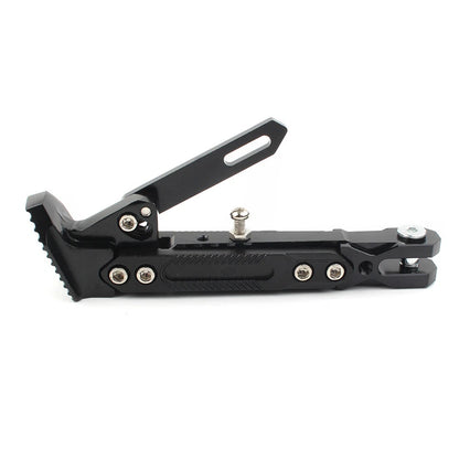 CNC Foot Support Side Stand Parking Leg Kickstand Adjustable Black Motorcycle US