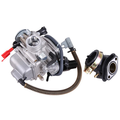 4 stroke GY6 150cc 125cc Engine Carburetor Fuel Carb For ATVs Scooters Baja 24mm