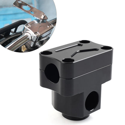 Handlebar Riser Stand Post Clamp For Honda Ruckus Zoomer NPS50 2003-2012 Black