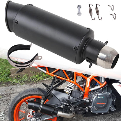 38-51mm Universal Motorcycle ATV Exhaust Muffler Pipe Slipon For GSXR 750 YZF R6