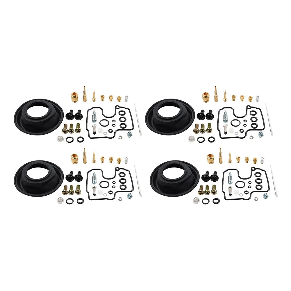 4 Sets Carburetor Carb Repair Rebuild Kits Gasket For Yamaha YZF-R1 1998-2001