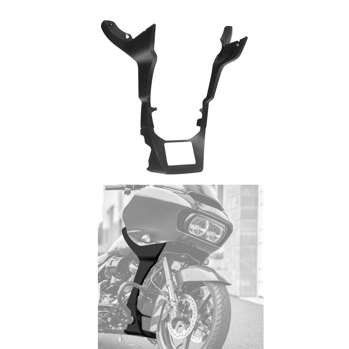 Unpainted Fairing Spoilers Cover Fit For Harley Road Glide FLTRX FLTRXS 2017-Up