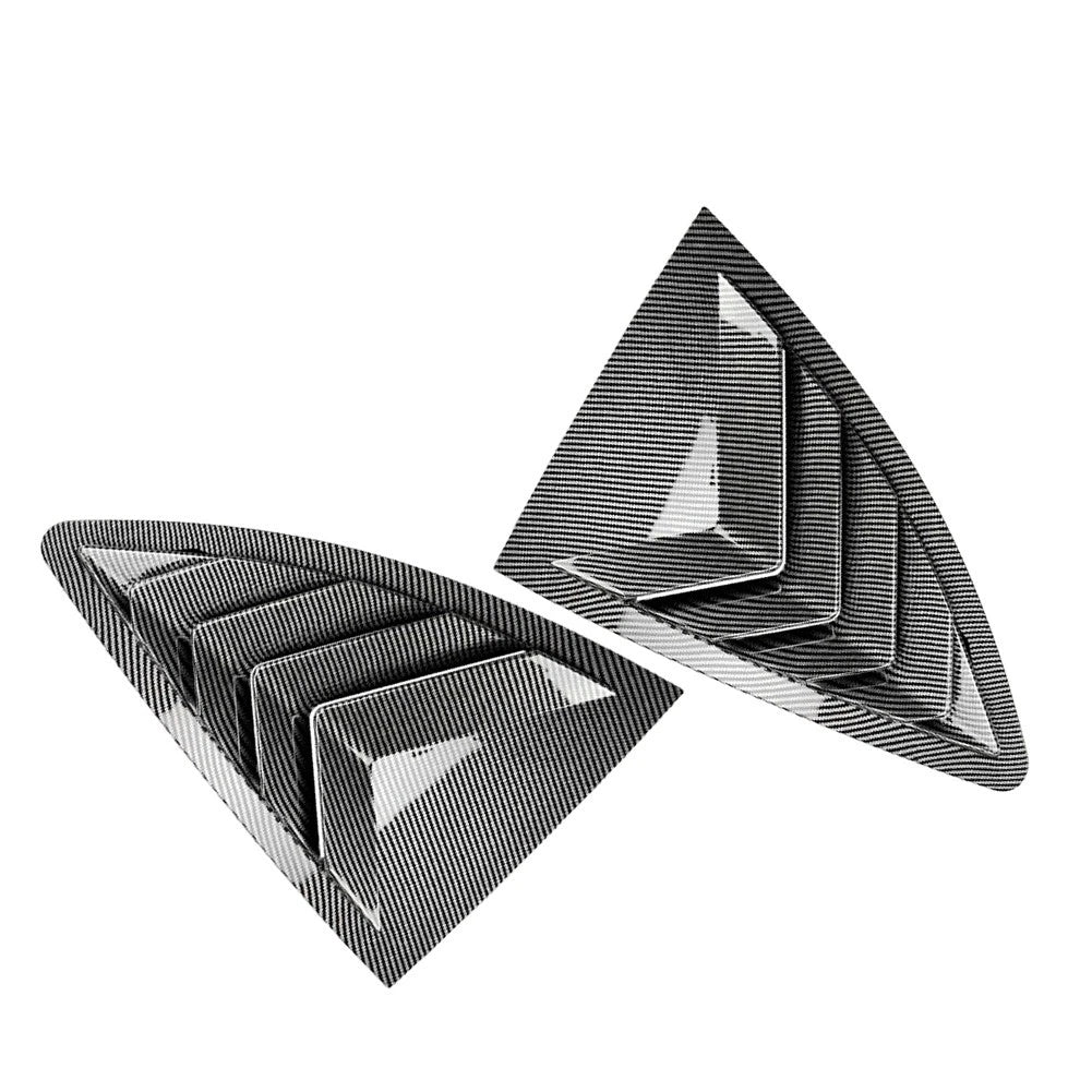 Carbon Look Rear Window Louvers Scoop Covers For Toyota GT86 For Subaru BRZ