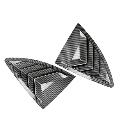 Carbon Look Rear Window Louvers Scoop Covers For Toyota GT86 For Subaru BRZ
