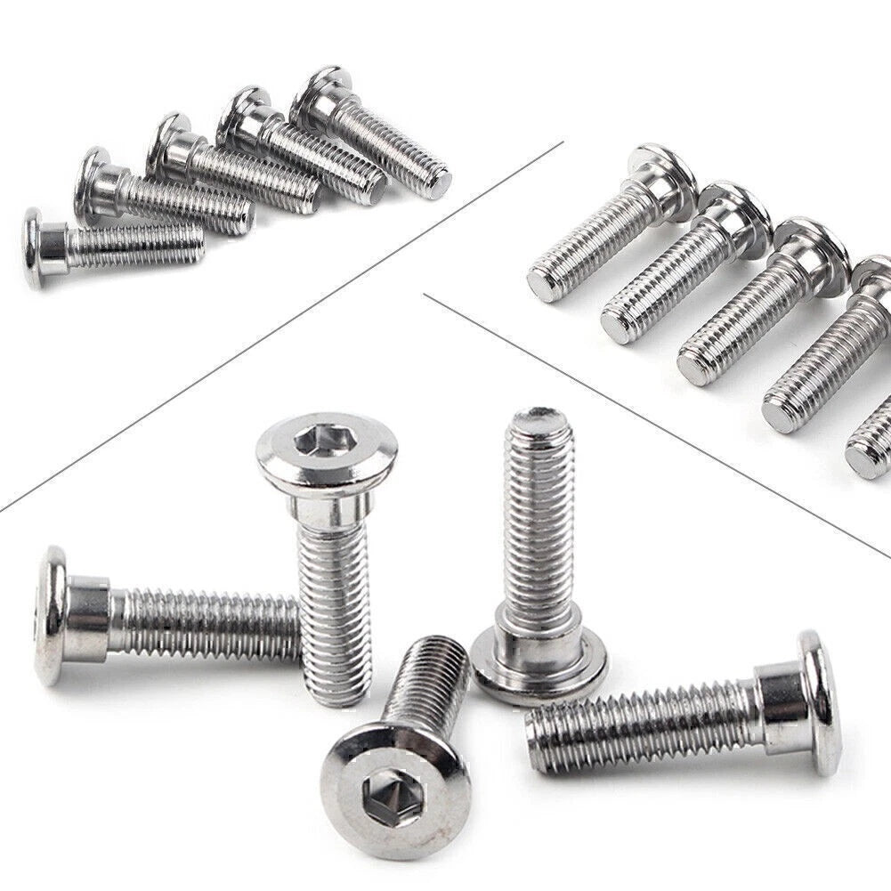 5x M8x30mm x 1.25 Bolts Ti Hex Socket Disc Brake Rotor Screws Fasteners US