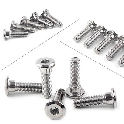 5x M8x30mm x 1.25 Bolts Ti Hex Socket Disc Brake Rotor Screws Fasteners US