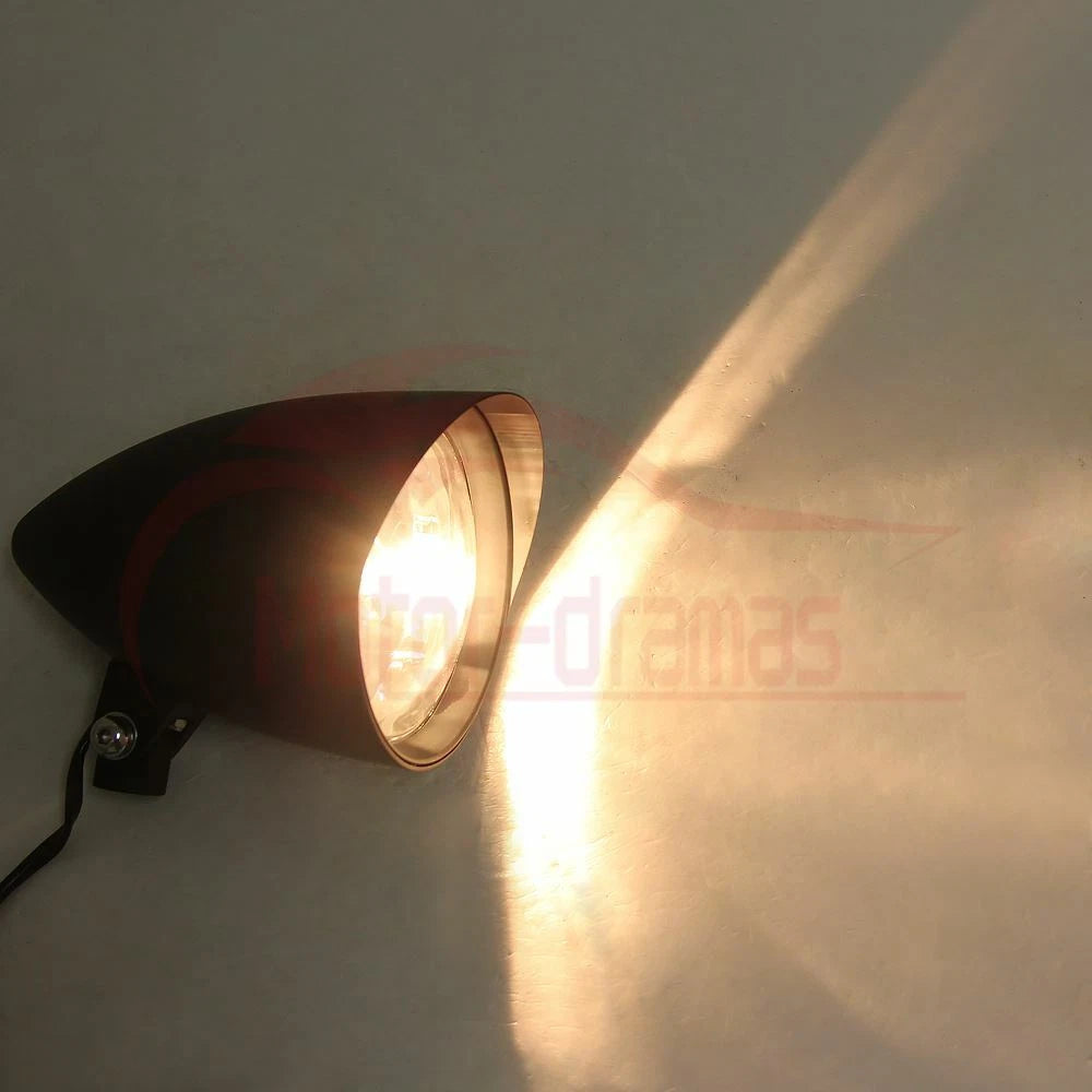 5.75 " 5-3/4 Inch Motorcycle Headlight Lamp Visor Bucket For Harley Dyna Softail