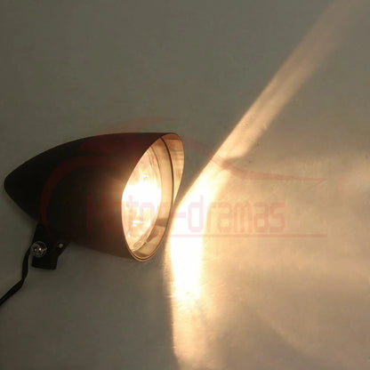 5.75 " 5-3/4 Inch Motorcycle Headlight Lamp Visor Bucket For Harley Dyna Softail