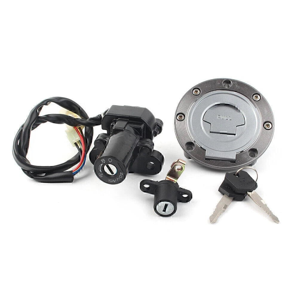 Motorbike Ignition Switch Lock Kit Gas Cap Key For Yamaha FZ09 FZ07 FZ1/FZ6/FZ8