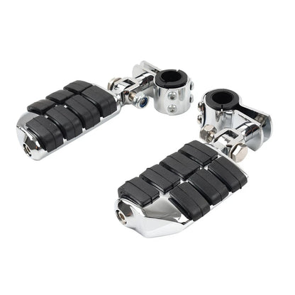 Universal Motorcycle Footpegs Highway Pegs Foot Rest 1-1/4" For Harley Fit Honda