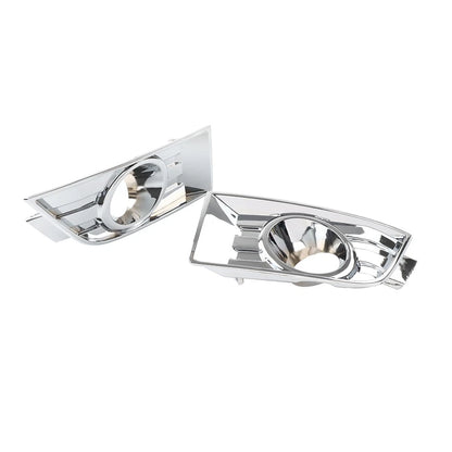 2pcs Front Bumper Fog Light Bezel Chrome Left Right For Ford Edge 2007-2010