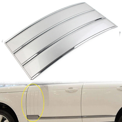 Left Side Vent Grille Fender Frame Silver For Land Rover Range Rover 2013-17 USA