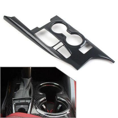 Carbon Fiber Interior Gear Shift Box Panel Cover Trim For Toyota Camry 2018-2020