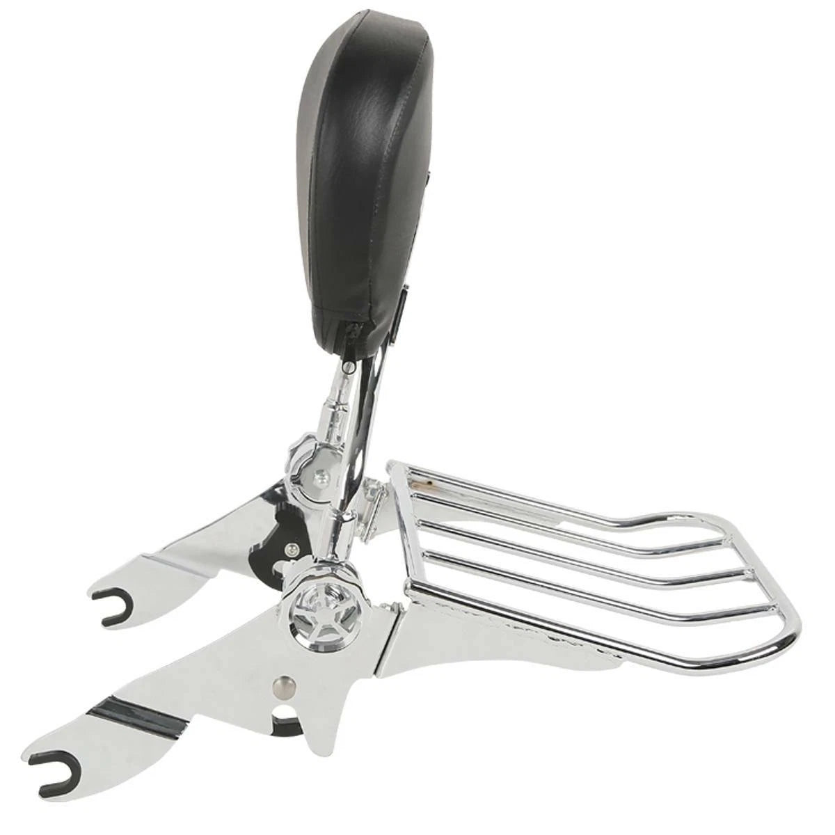 Sissy Bar Backrest Rack & Docking Kit Fit For Harley Touring Street Glide 14-24
