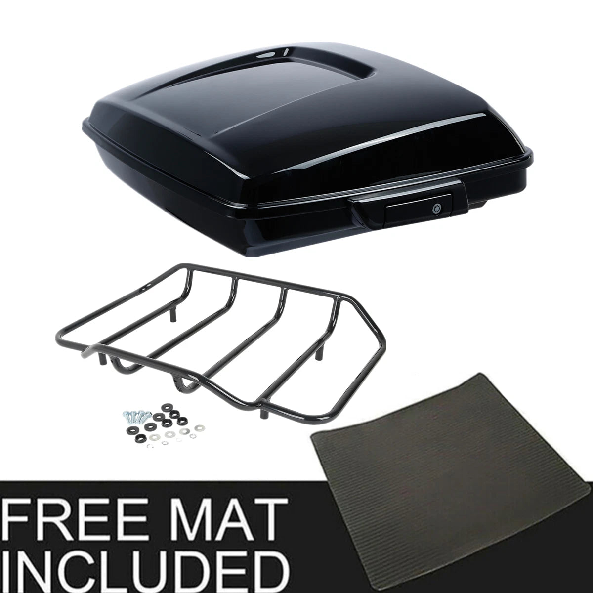 Razor Trunk Luggage Rack Fit For Harley Road Glide King 2014-Up Black