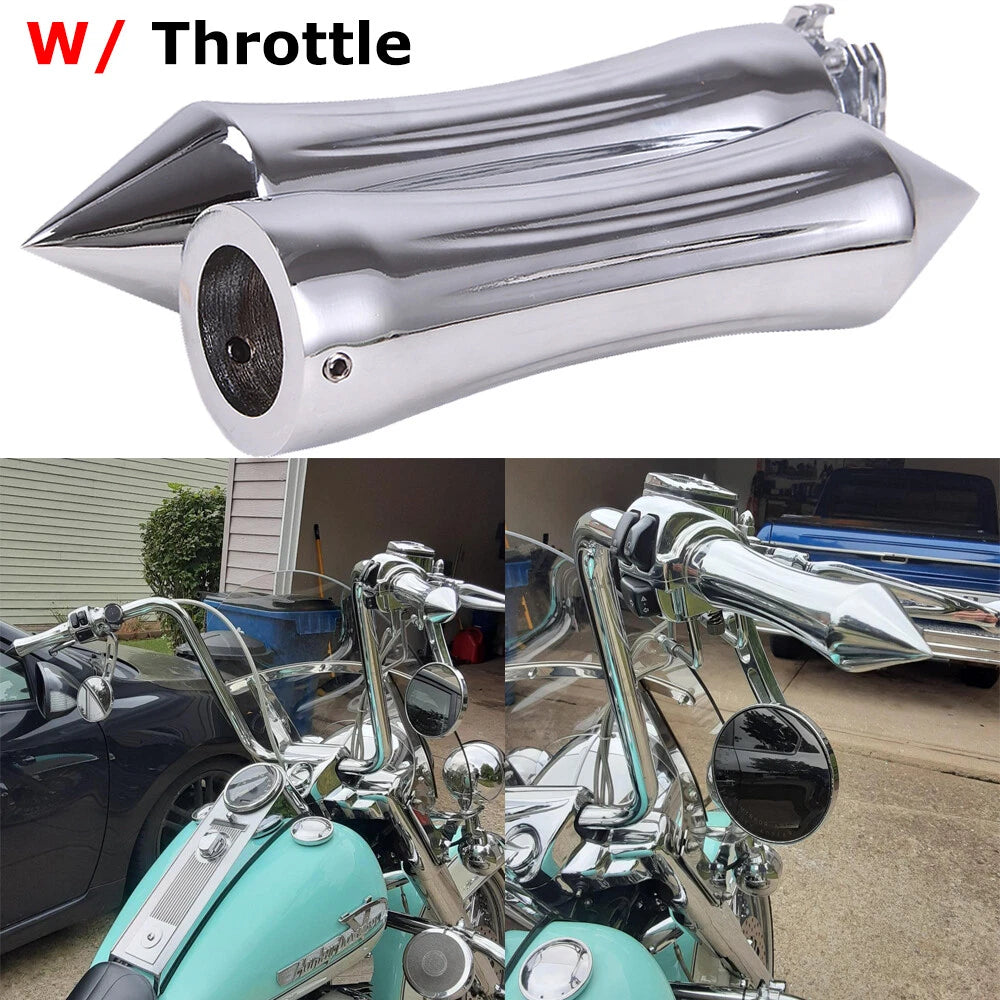 1'' CNC Motorcycle Handle Bar Hand Grips Fit for Harley Sportster 1200 883 Dyna