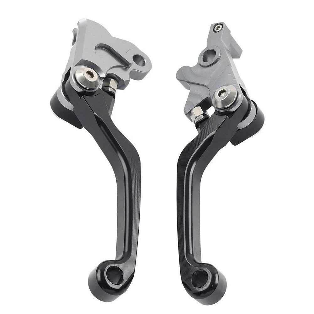 Pair Pivot Brake Clutch Lever For YAMAHA WR 250F WR 450F 01-16 WR250F WR450F Blk