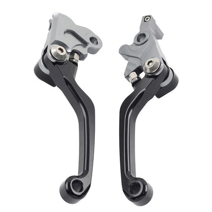 Pair Pivot Brake Clutch Lever For YAMAHA WR 250F WR 450F 01-16 WR250F WR450F Blk