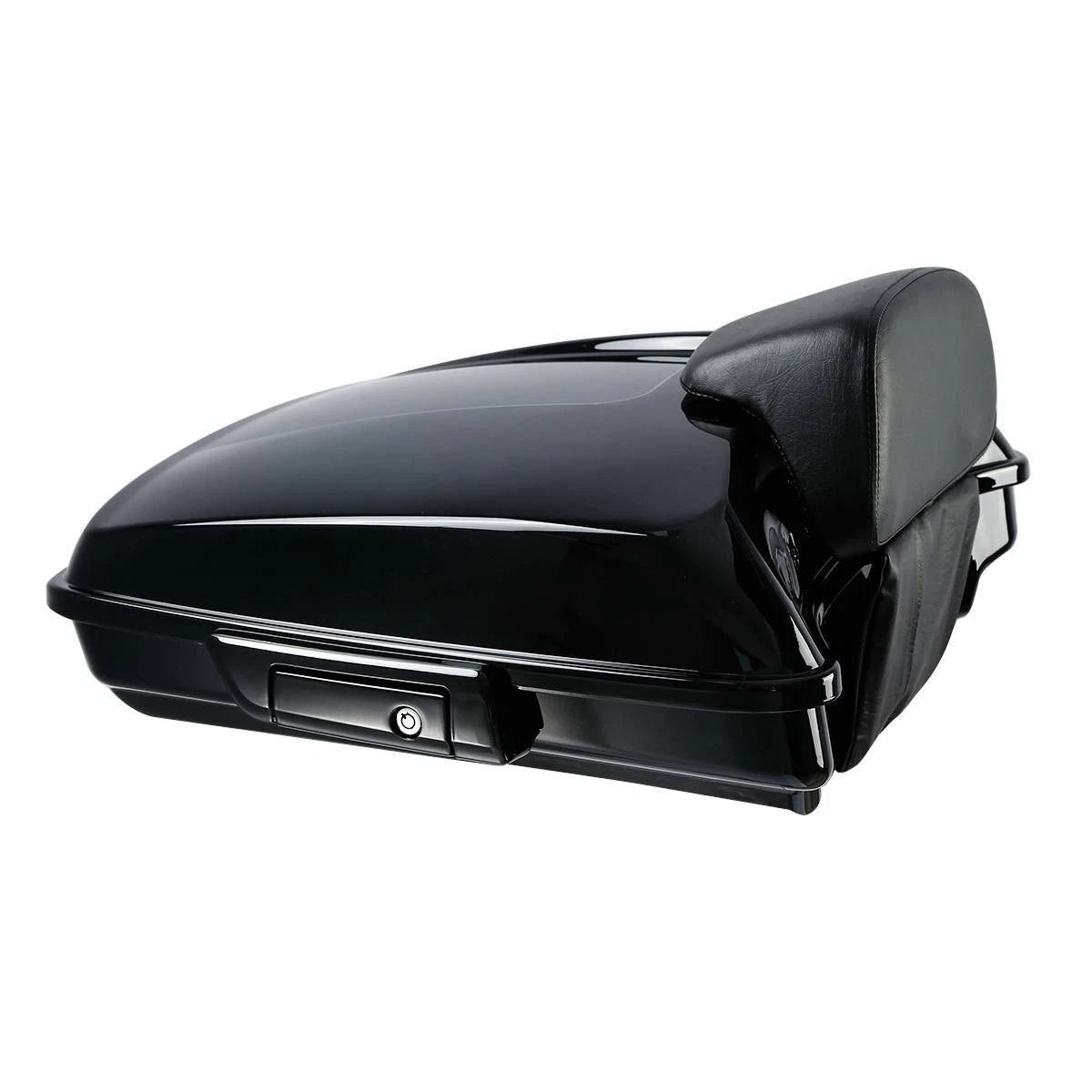 Black Razor Trunk Pad Mount Rack Base Plate Fit For Harley Touring Glide 2014-26