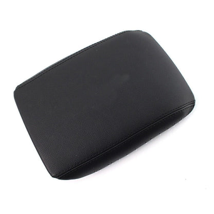 Center Console Lid Armrest Cover Leather For AUDI A4 A5 B8 2008-2016 Black Car