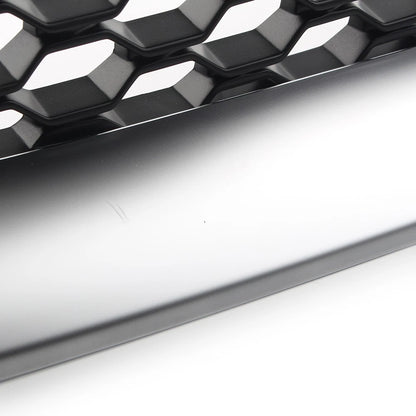 1x Front Center Grill ABS Plastic For JAGUAR XE 2015 2016 2017 2018
