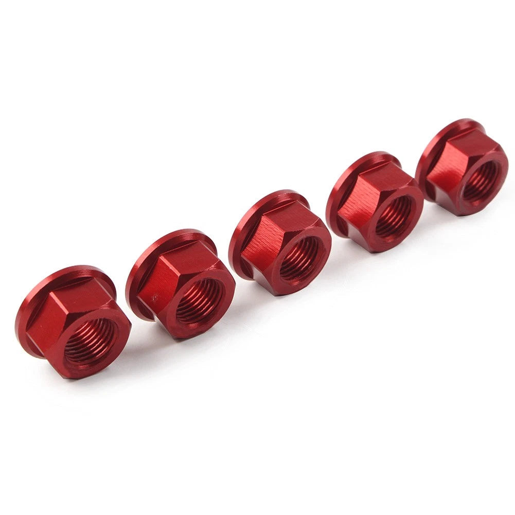5x Rear Sprocket Nuts M10*1.0 For Ducati Hypermotard 796 950 Hyperstrada 821 939