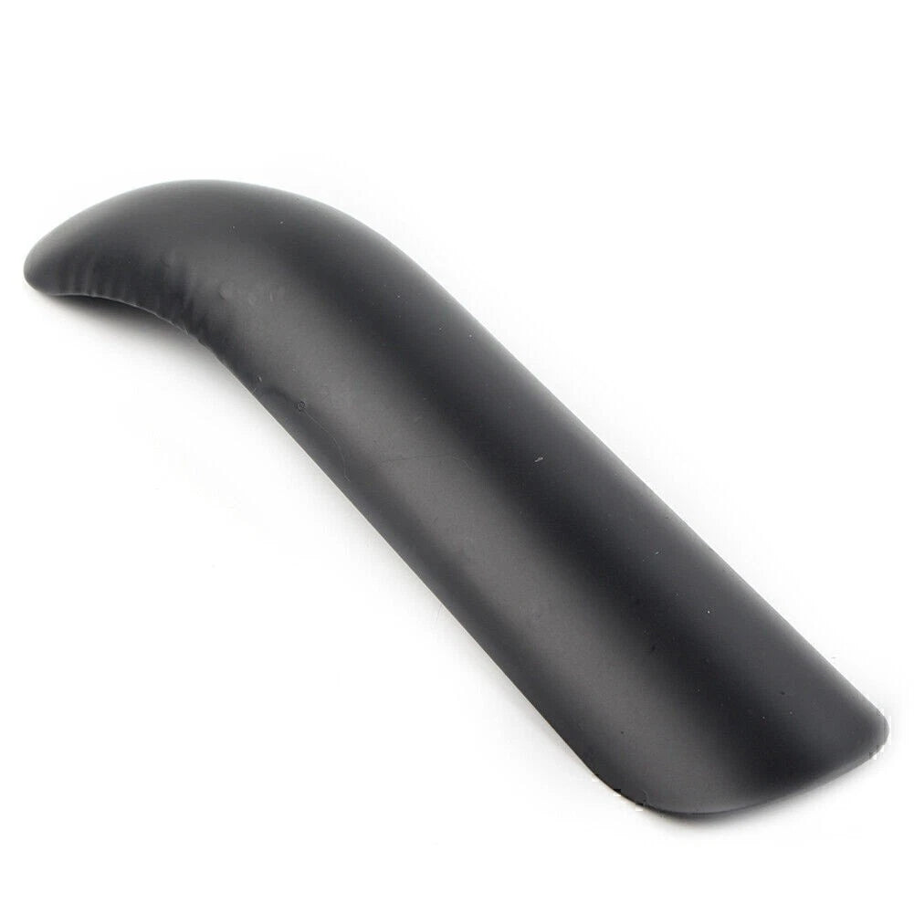Curved Black Exhaust Muffler Pipe Heat Shield Cover Steel Heel Guard For Harley