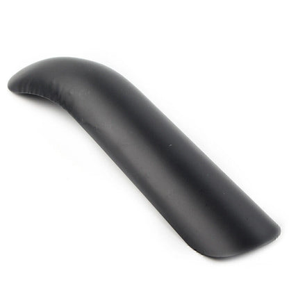 Curved Black Exhaust Muffler Pipe Heat Shield Cover Steel Heel Guard For Harley