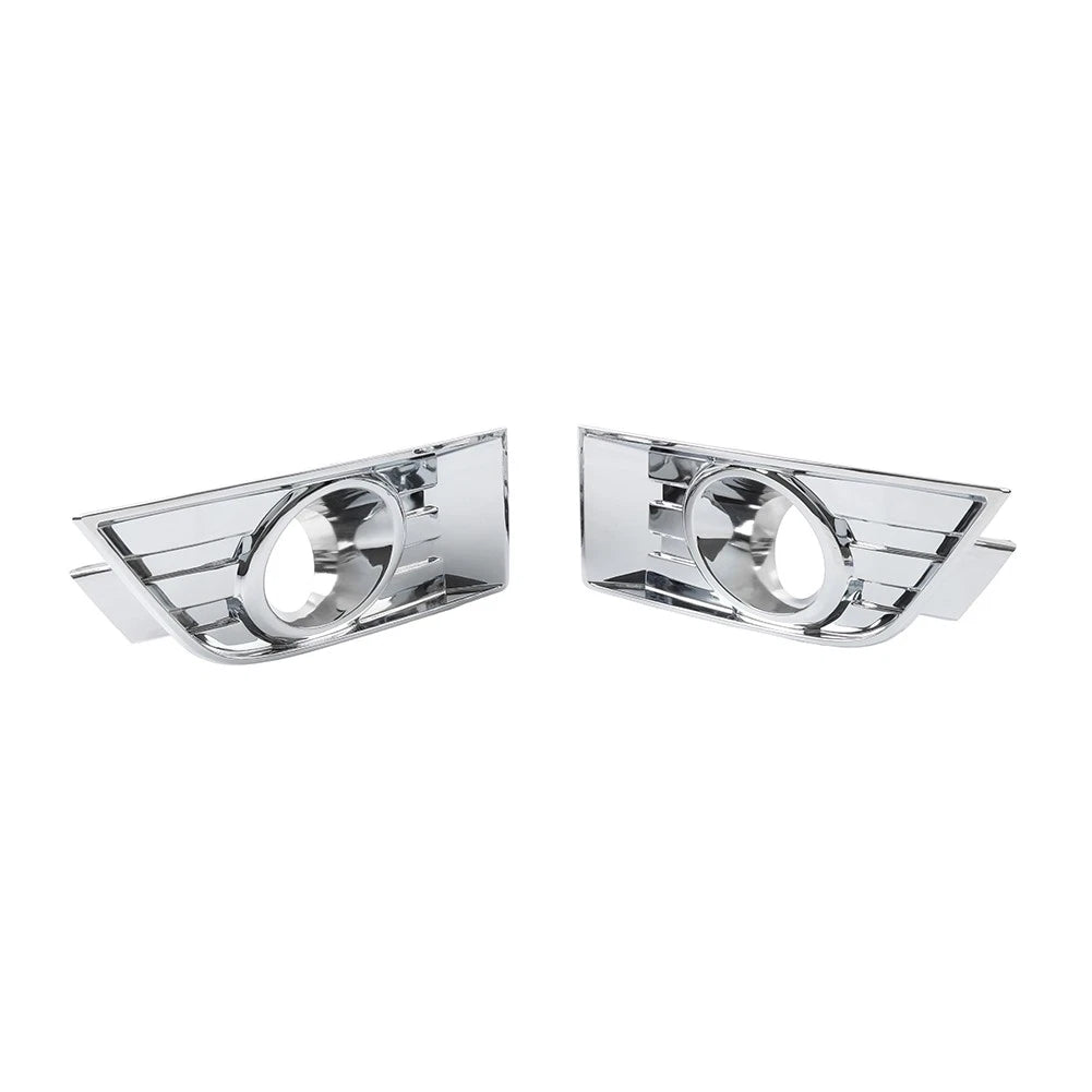 2pcs Front Bumper Fog Light Bezel Chrome Left Right For Ford Edge 2007-2010