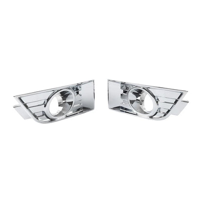 2pcs Front Bumper Fog Light Bezel Chrome Left Right For Ford Edge 2007-2010